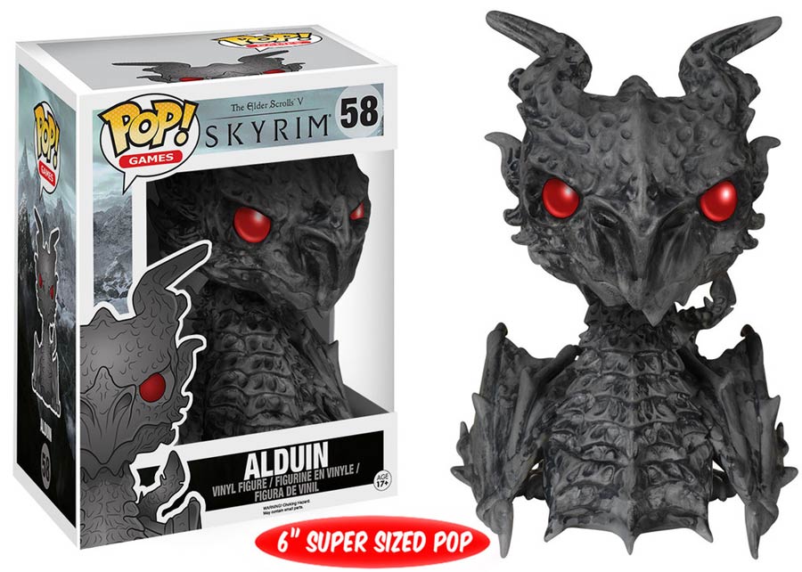 POP Games 58 Skyrim Alduin 6-Inch Vinyl Figure