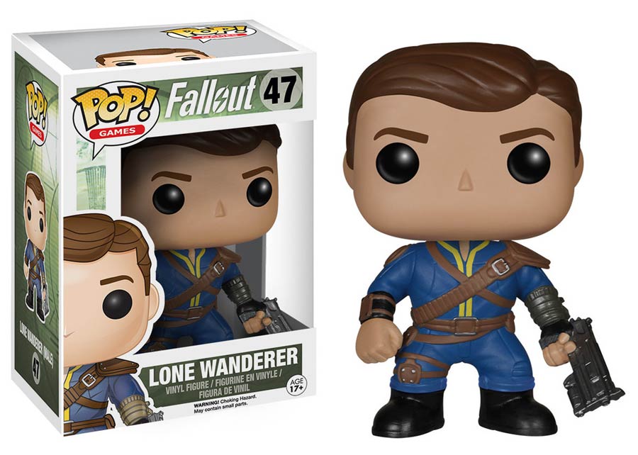 POP Games 47 Fallout Lone Wanderer Male Vinyl Figure