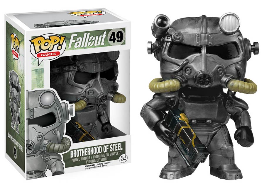 POP Games 49 Fallout Brotherhood Of Steel Vinyl Figure