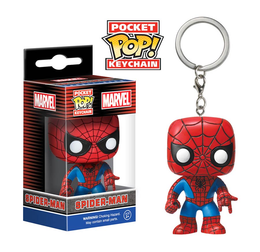 POP Marvel Comics Spider-Man Vinyl Figure Keychain
