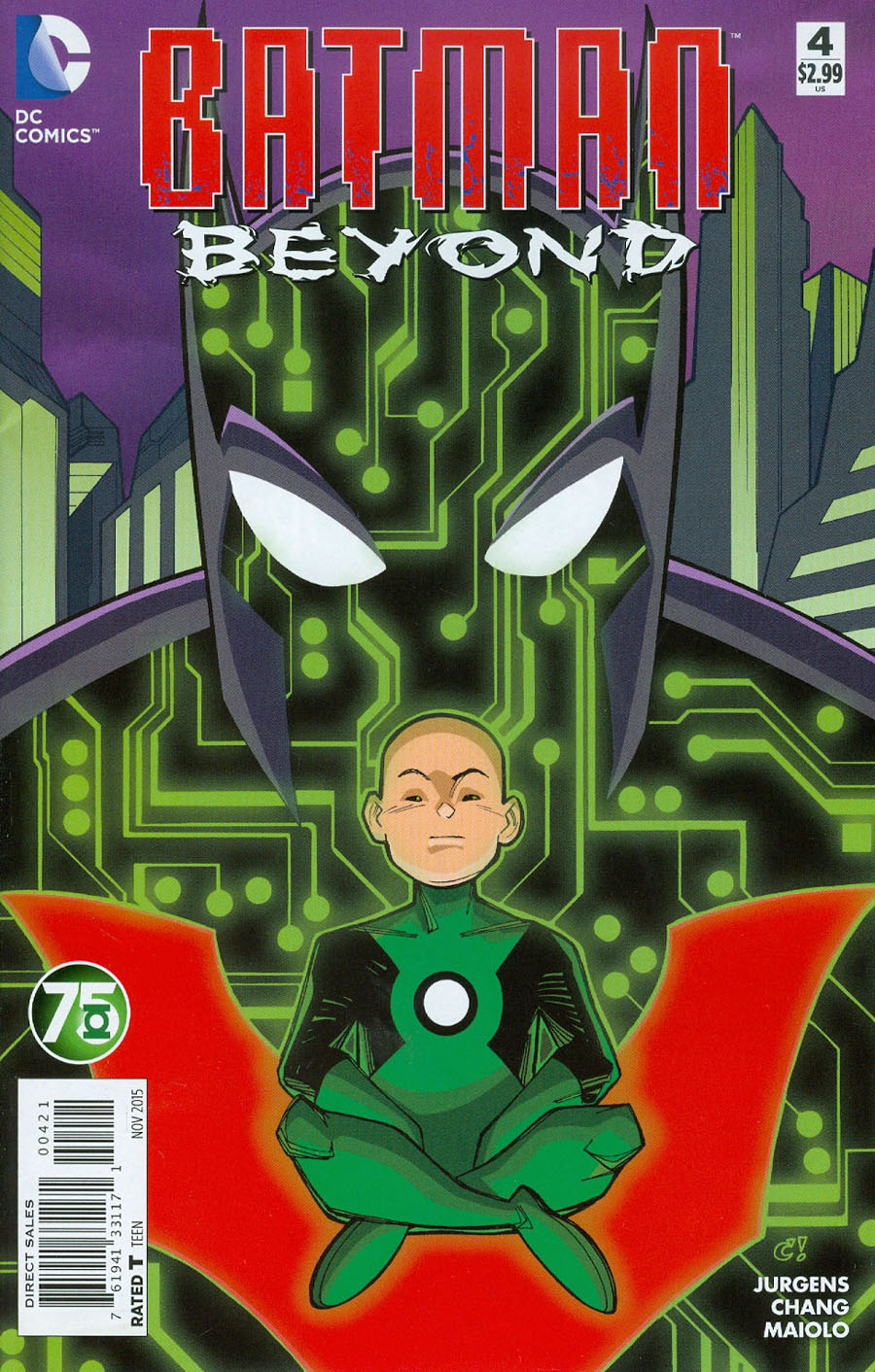 Batman Beyond Vol 5 #4 Cover B Variant Craig Rousseau Green Lantern 75th Anniversary Cover