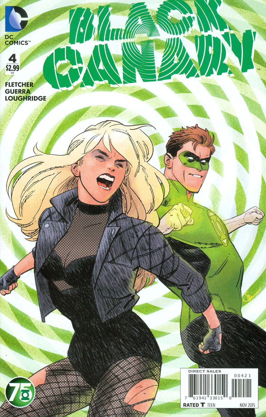 Black Canary Vol 4 #4 Cover B Variant Evan Doc Shaner Green Lantern 75th Anniversary Cover