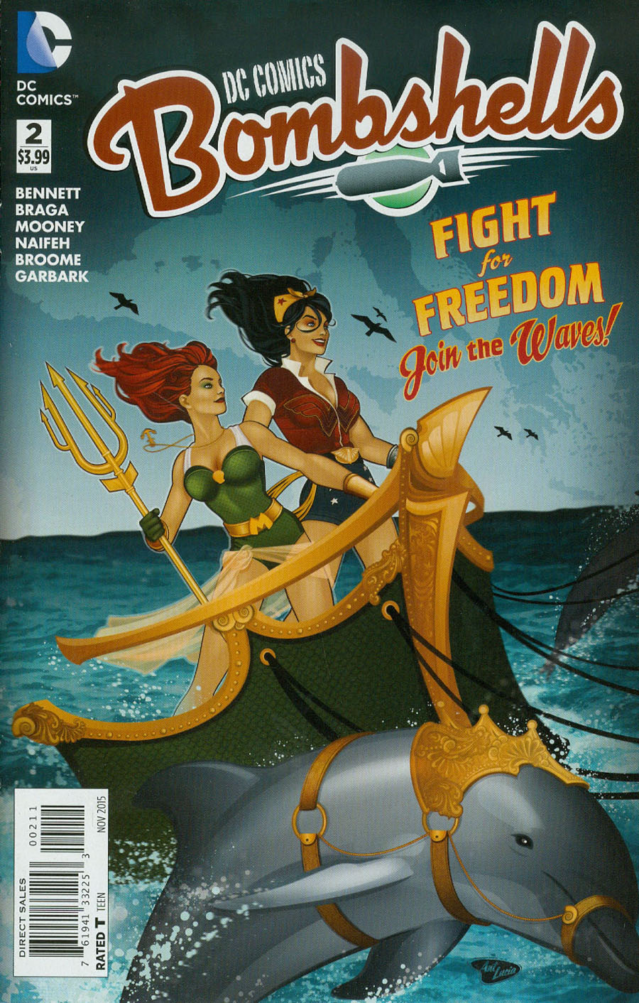 DC Comics Bombshells #2 Cover A Regular Ant Lucia Cover