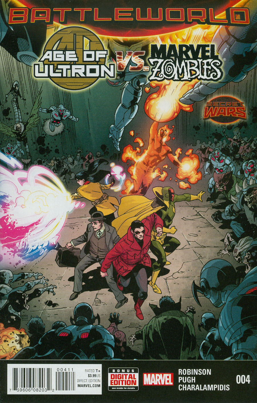 Age Of Ultron vs Marvel Zombies #4 (Secret Wars Battleworld Tie-In)