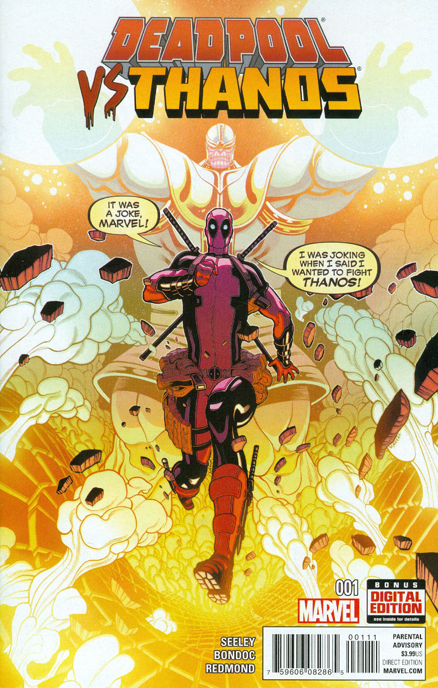 Deadpool vs Thanos #1 Cover A Regular Tradd Moore Cover