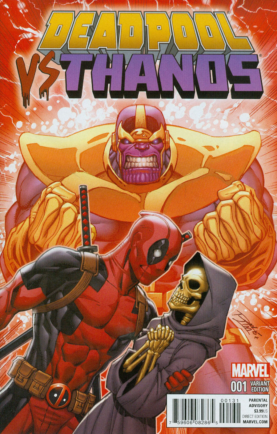 Deadpool vs Thanos #1 Cover B Variant Ron Lim Cover