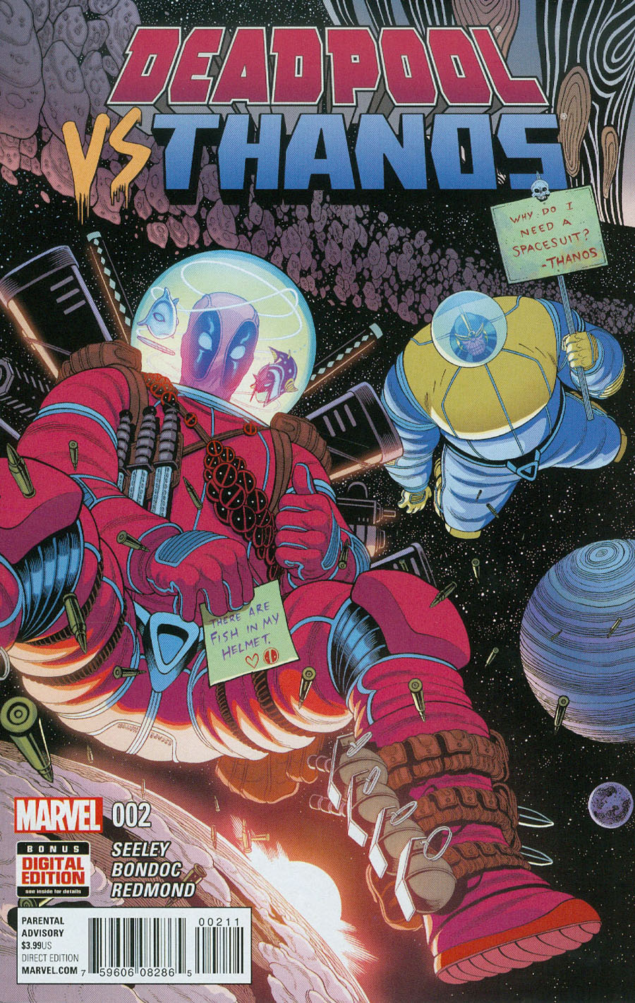 Deadpool vs Thanos #2 Cover A Regular Tradd Moore Cover