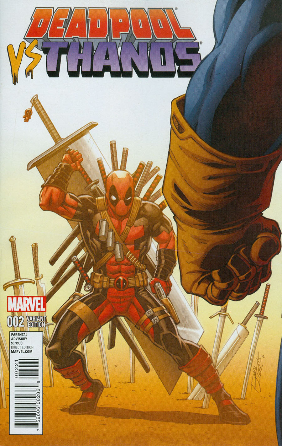 Deadpool vs Thanos #2 Cover B Variant Ron Lim Cover