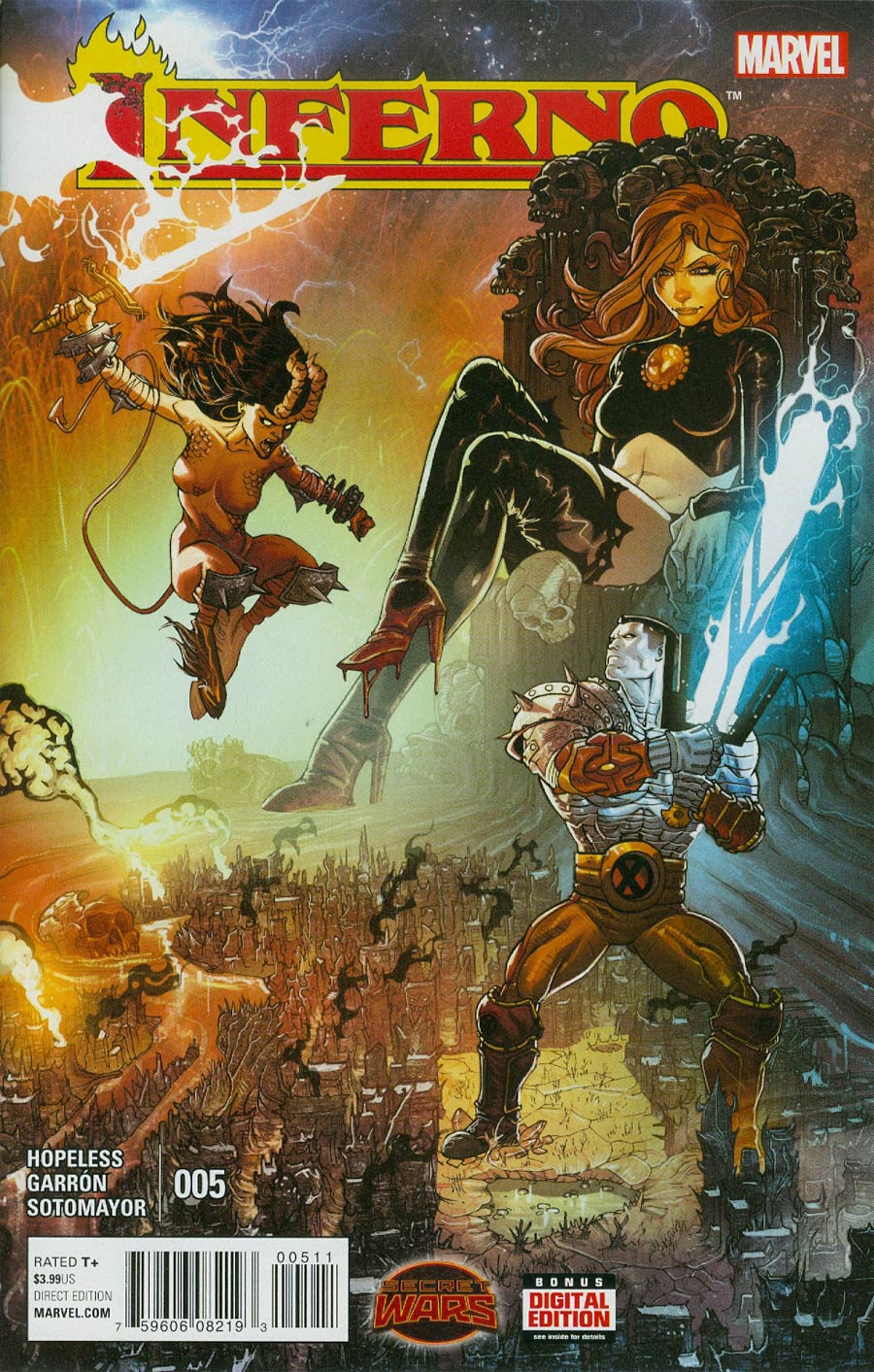 Inferno #5 (Secret Wars Warzones Tie-In)