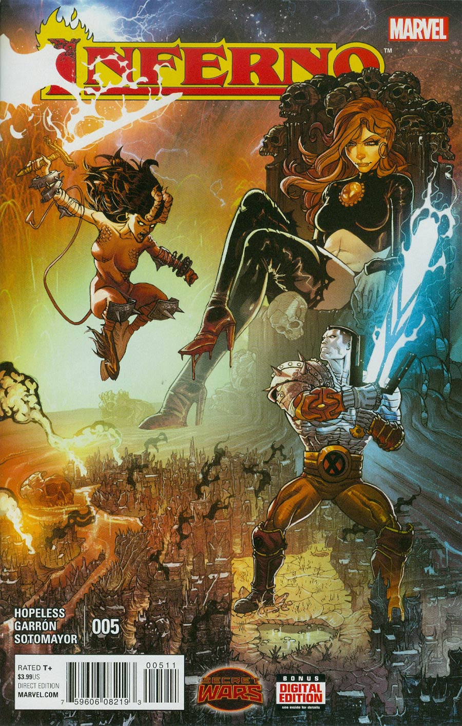 Inferno #5 (Secret Wars Warzones Tie-In)