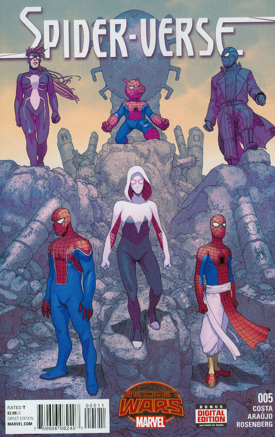 Spider-Verse Vol 2 #5 Cover A Regular Andre Araujo Cover (Secret Wars Warzones Tie-In)