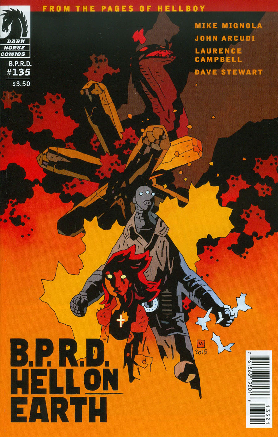 BPRD Hell On Earth #135 Cover B Variant Mike Mignola Cover