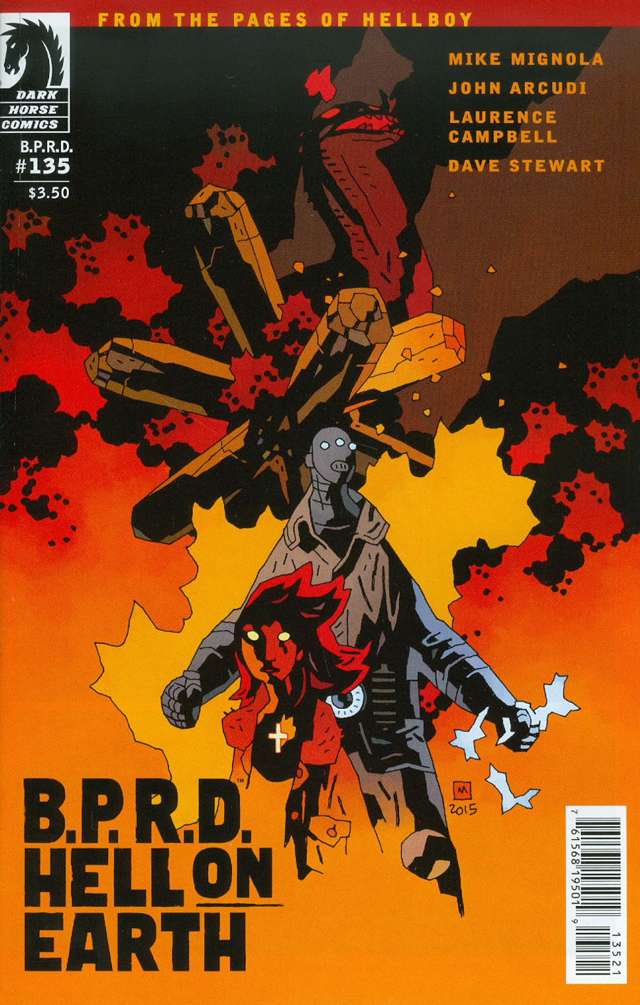 BPRD Hell On Earth #135 Cover B Variant Mike Mignola Cover