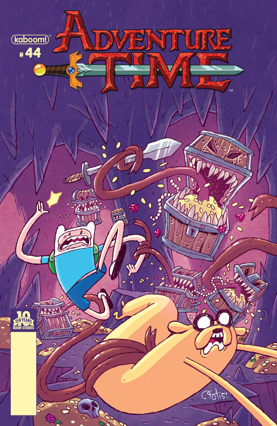 Adventure Time #44 Cover A Regular Derek Hunter Cover