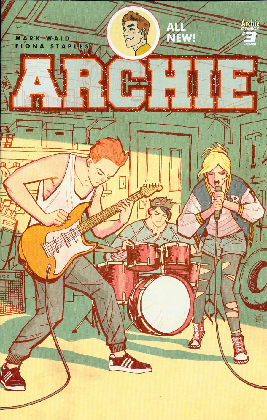 Archie Vol 2 #3 Cover C Variant Cliff Chiang Cover