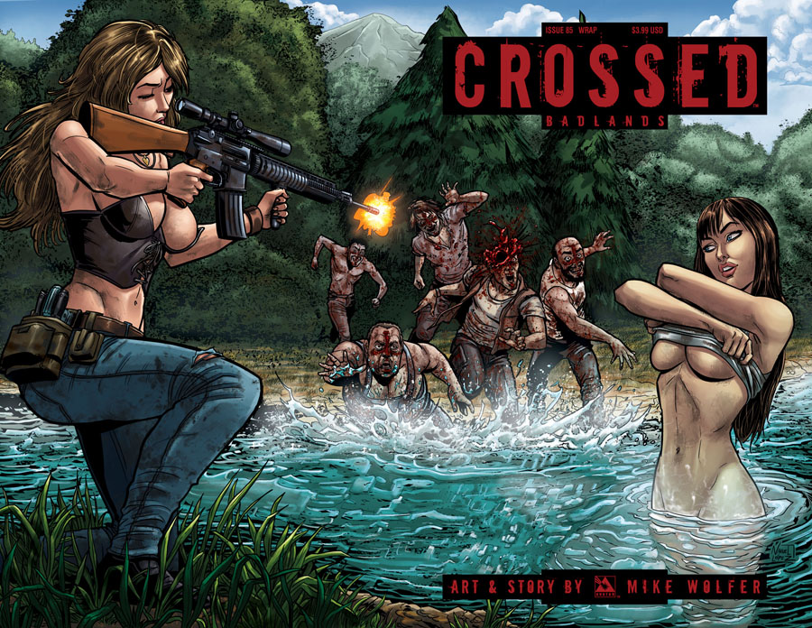 Crossed Badlands #85 Cover C Wraparound Cover