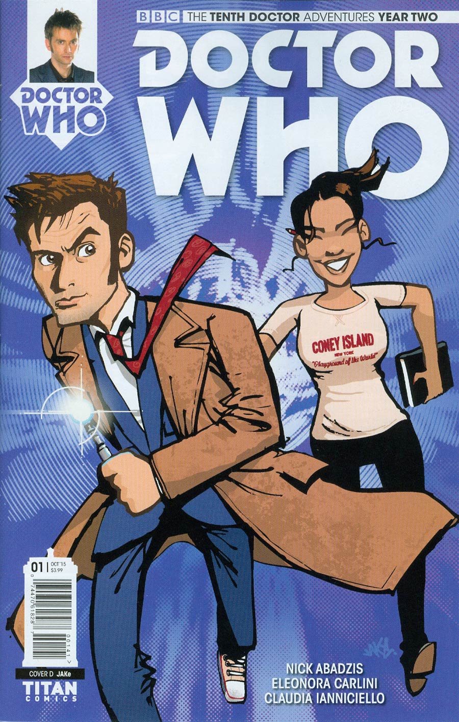 Doctor Who 10th Doctor Year Two #1 Cover C Variant Jake Cover