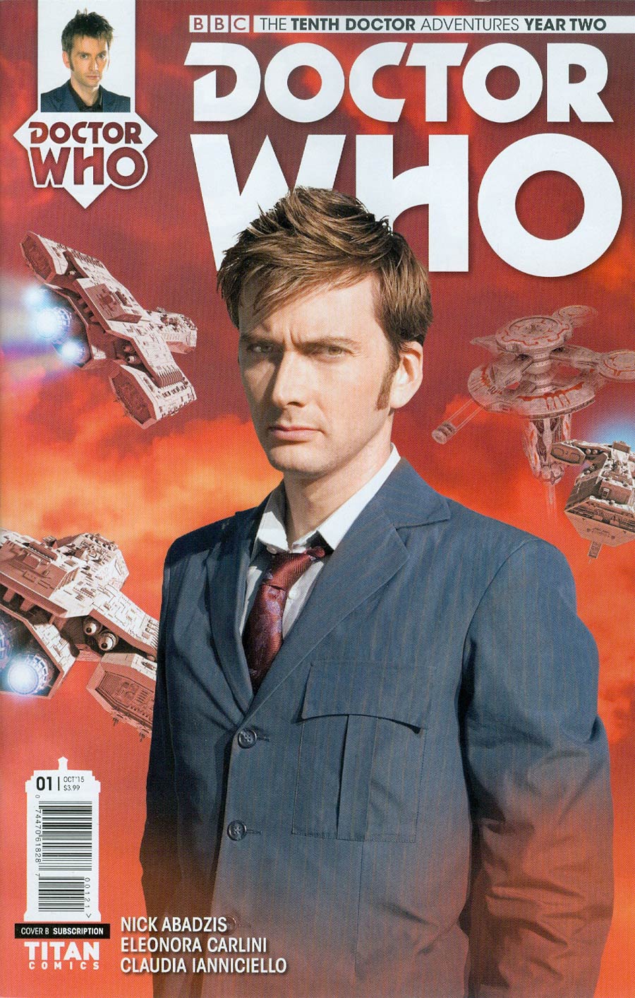 Doctor Who 10th Doctor Year Two #1 Cover B Variant Photo Subscription Cover