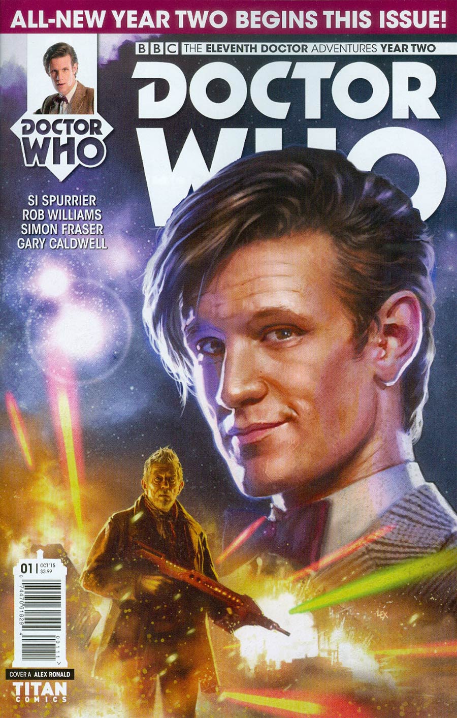 Doctor Who 11th Doctor Year Two #1 Cover A Regular Alex Ronald Cover