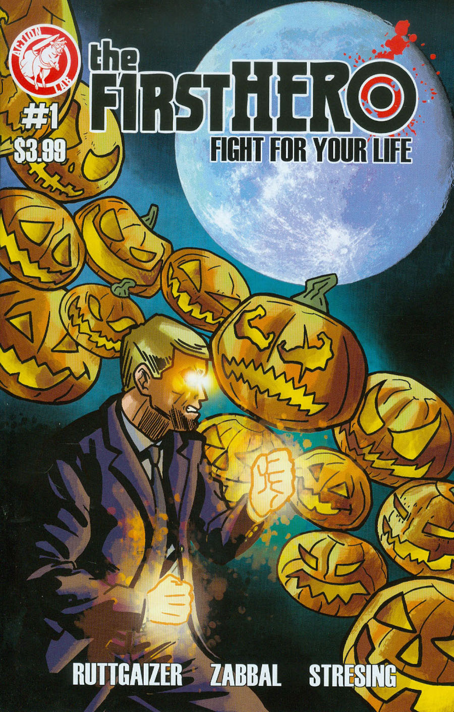 F1rst Hero Fight For Your Life #2 Cover B Variant Anthony Ruttgaizer Halloween Cover
