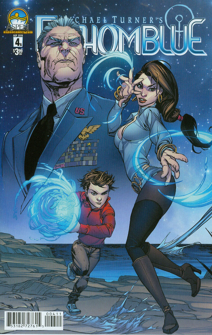 Fathom Blue #4 Cover A Regular Koi Turnbull Cover