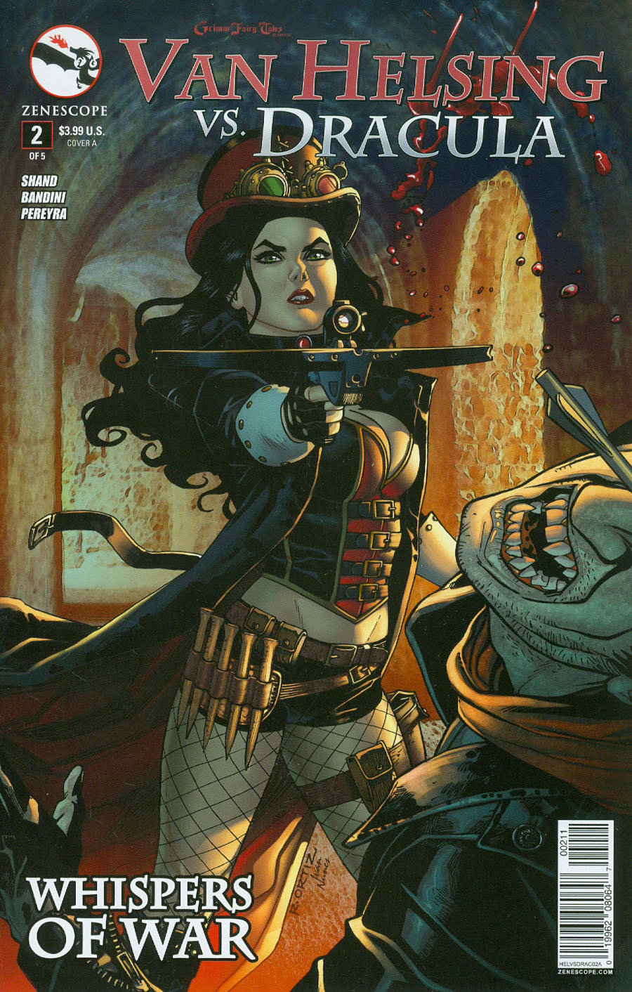 Grimm Fairy Tales Presents Van Helsing vs Dracula #2 Cover A Richard Ortiz