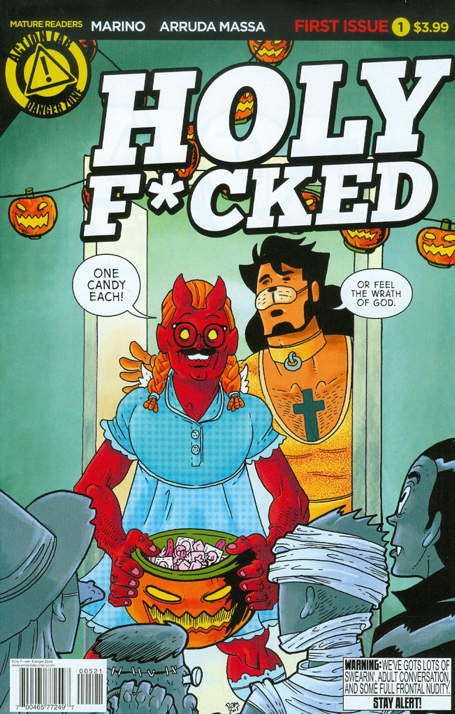 Holy F*cked #1 Cover B Variant Daniel Arruda Massa Halloween Cover