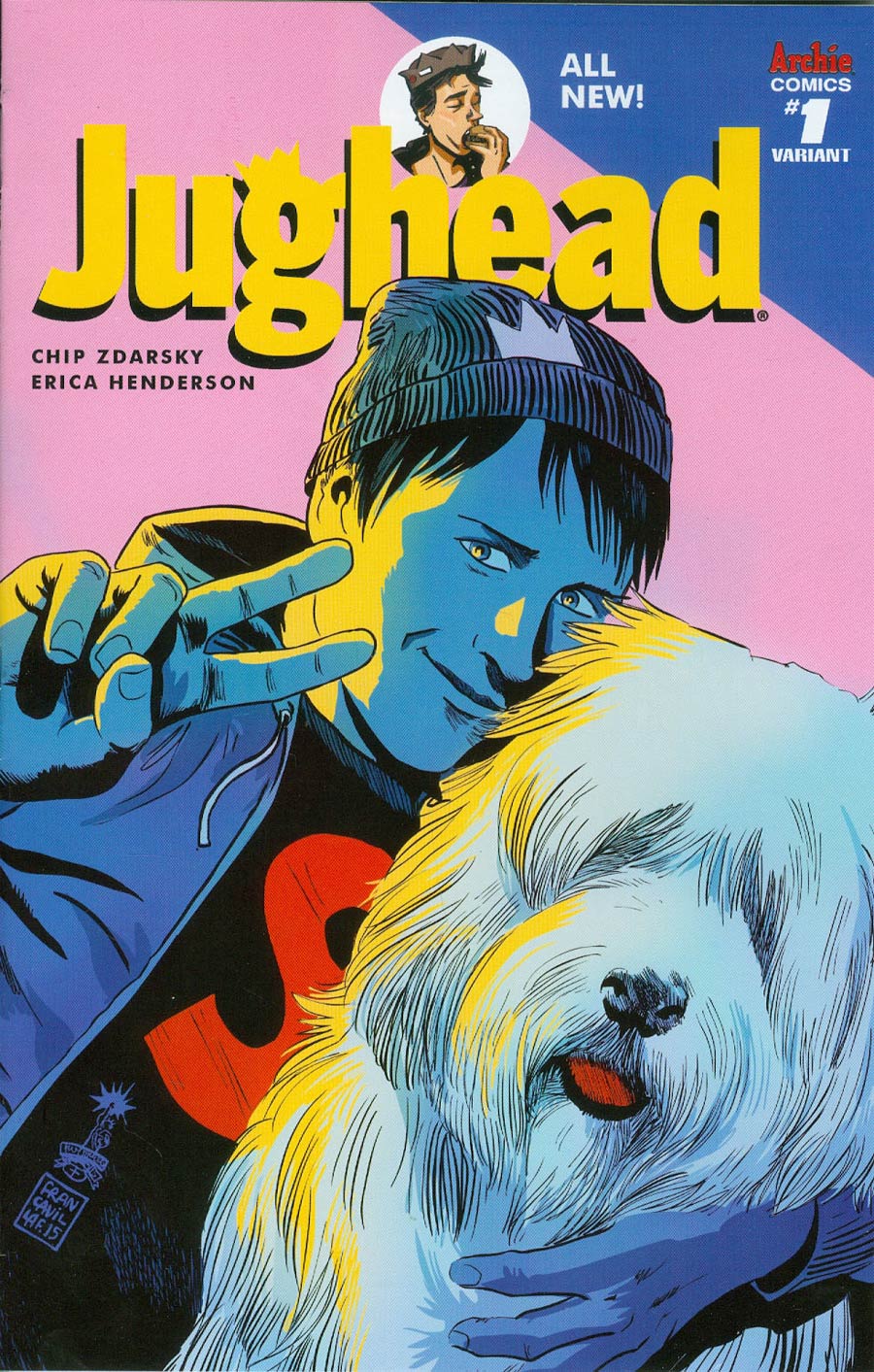 Jughead Vol 3 #1 Cover C Variant Francesco Francavilla Cover