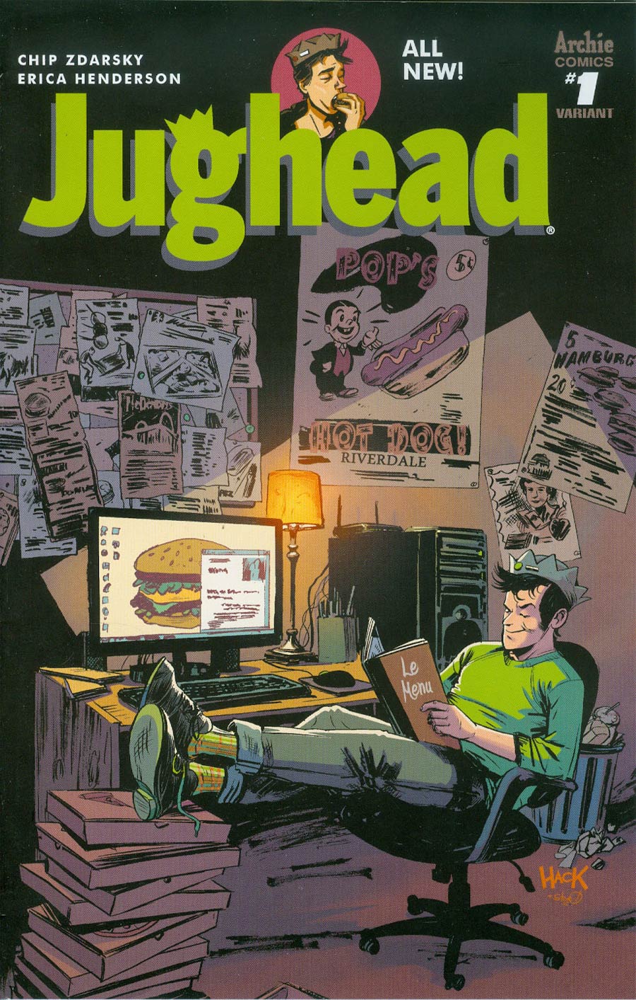 Jughead Vol 3 #1 Cover D Variant Robert Hack Cover