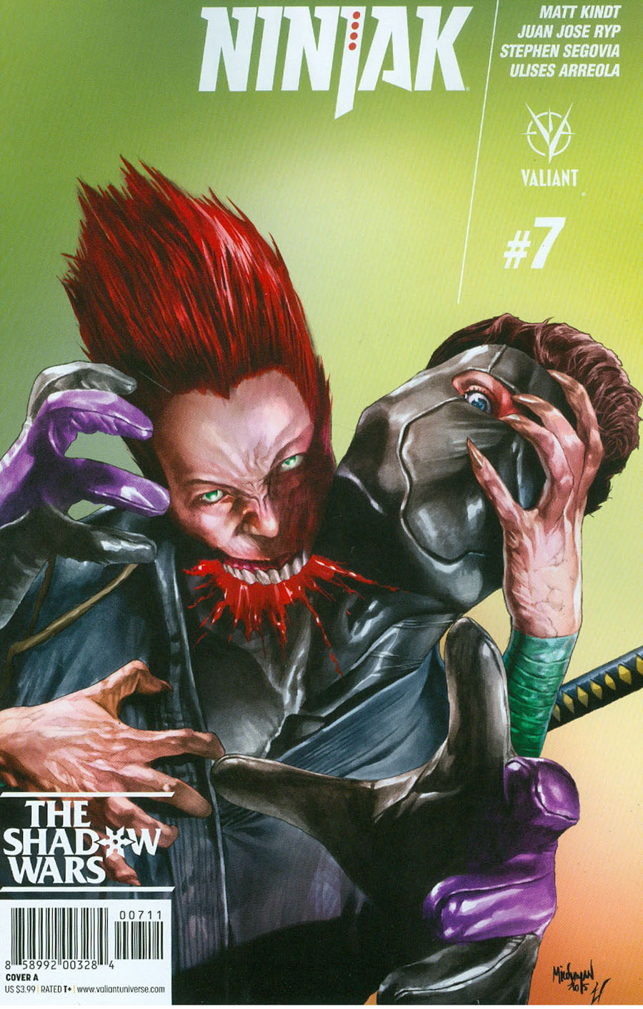 Ninjak Vol 3 #7 Cover A Regular Mico Suayan Cover