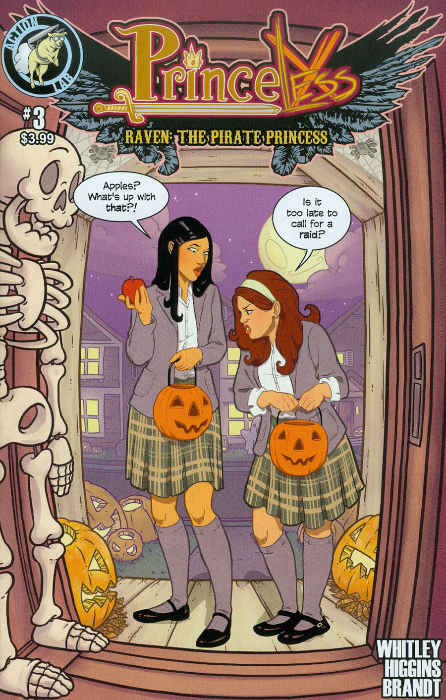 Princeless Raven The Pirate Princess #3 Cover C Variant Rosy Higgins & Ted Brandt Halloween Cover