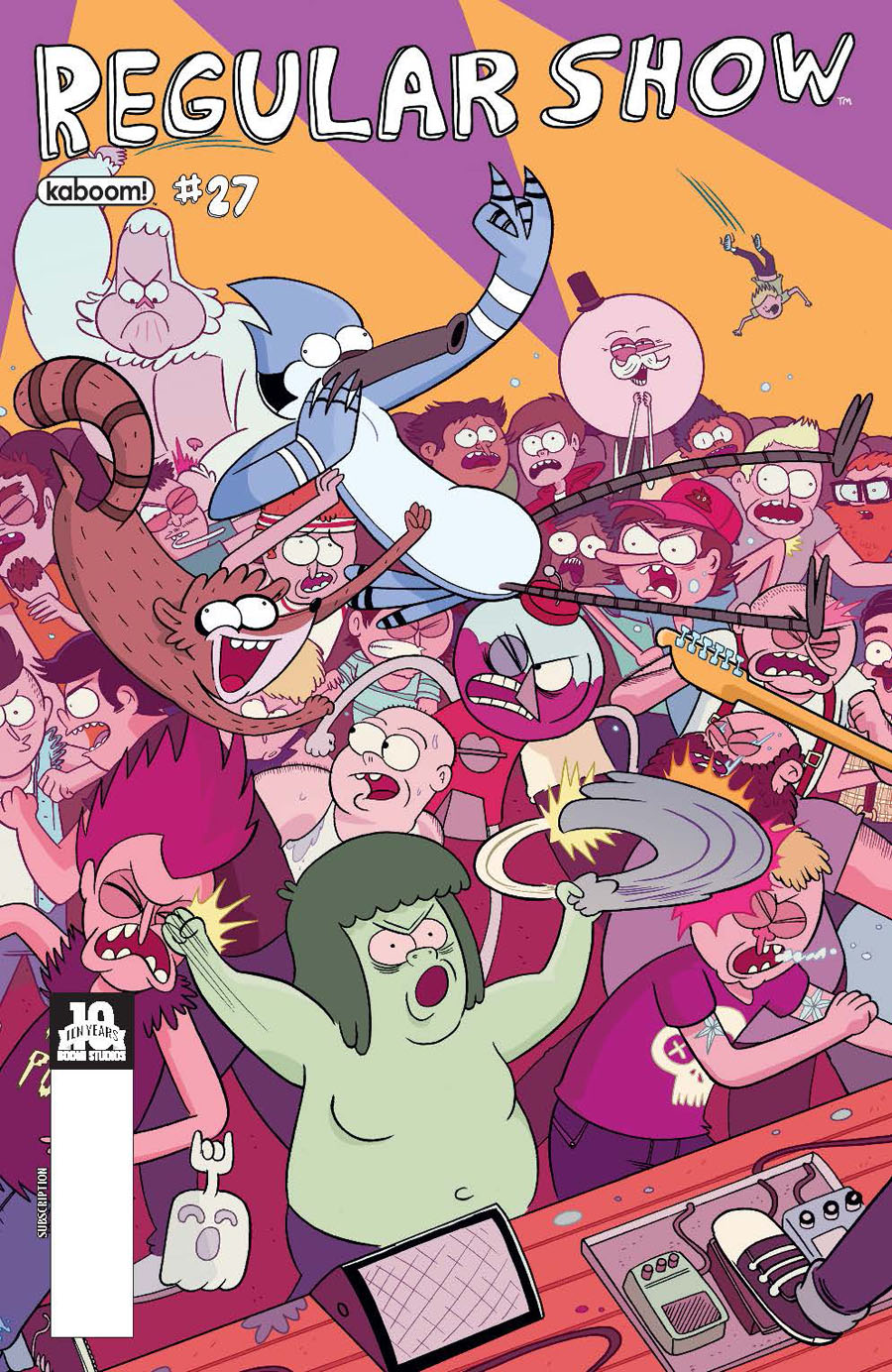 Regular Show #27 Cover B Variant Marc Ellerby Subscription Cover