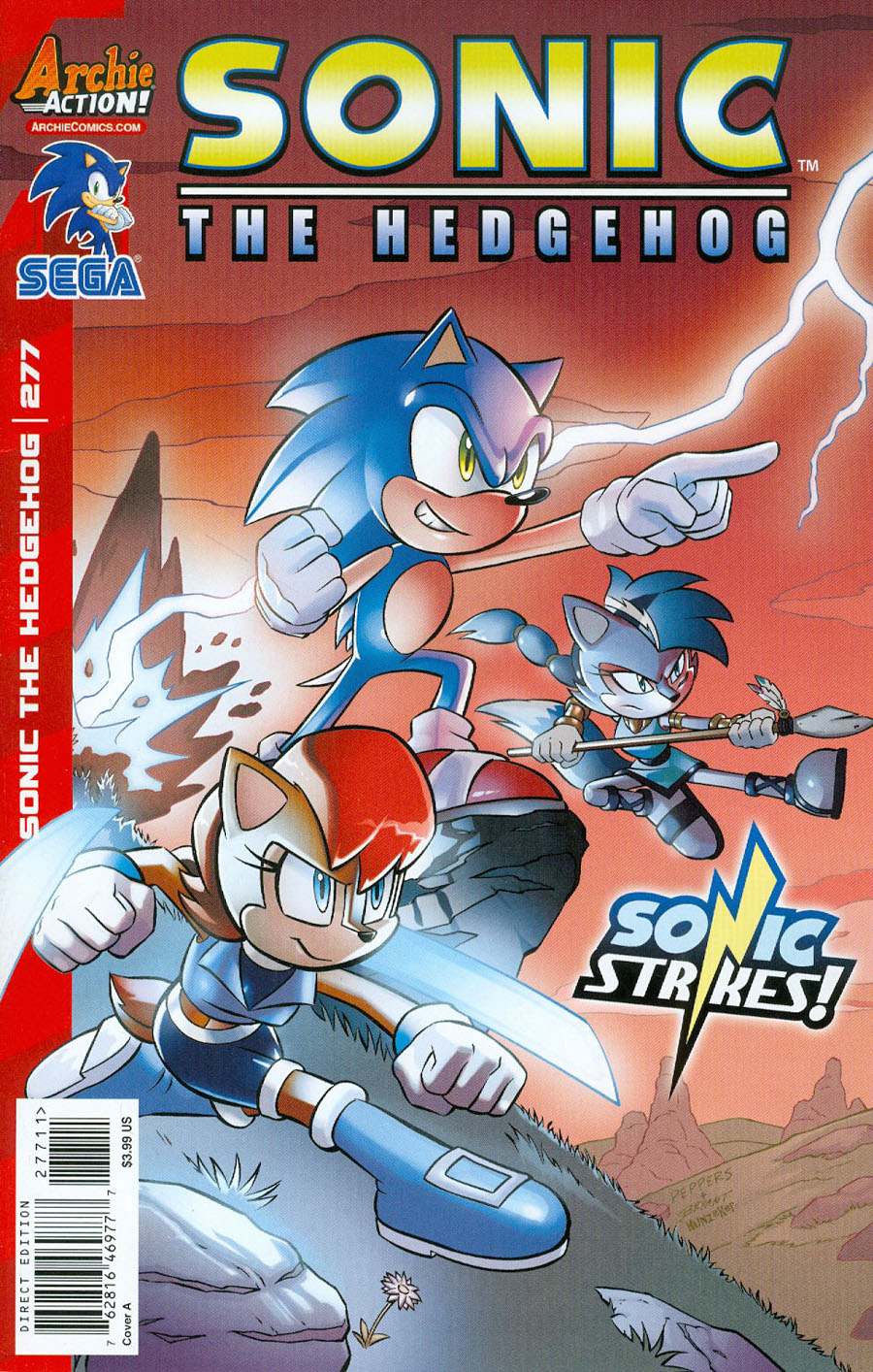Sonic The Hedgehog Vol 2 #277 Cover A Regular Jamal Peppers Cover