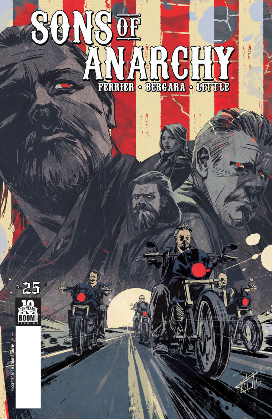 Sons Of Anarchy #25 Cover A Regular Toni Infante Cover