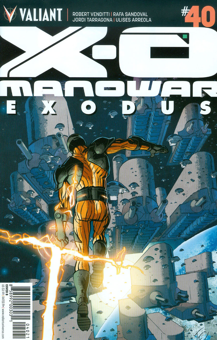 X-O Manowar Vol 3 #40 Cover B Variant Tom Fowler Cover