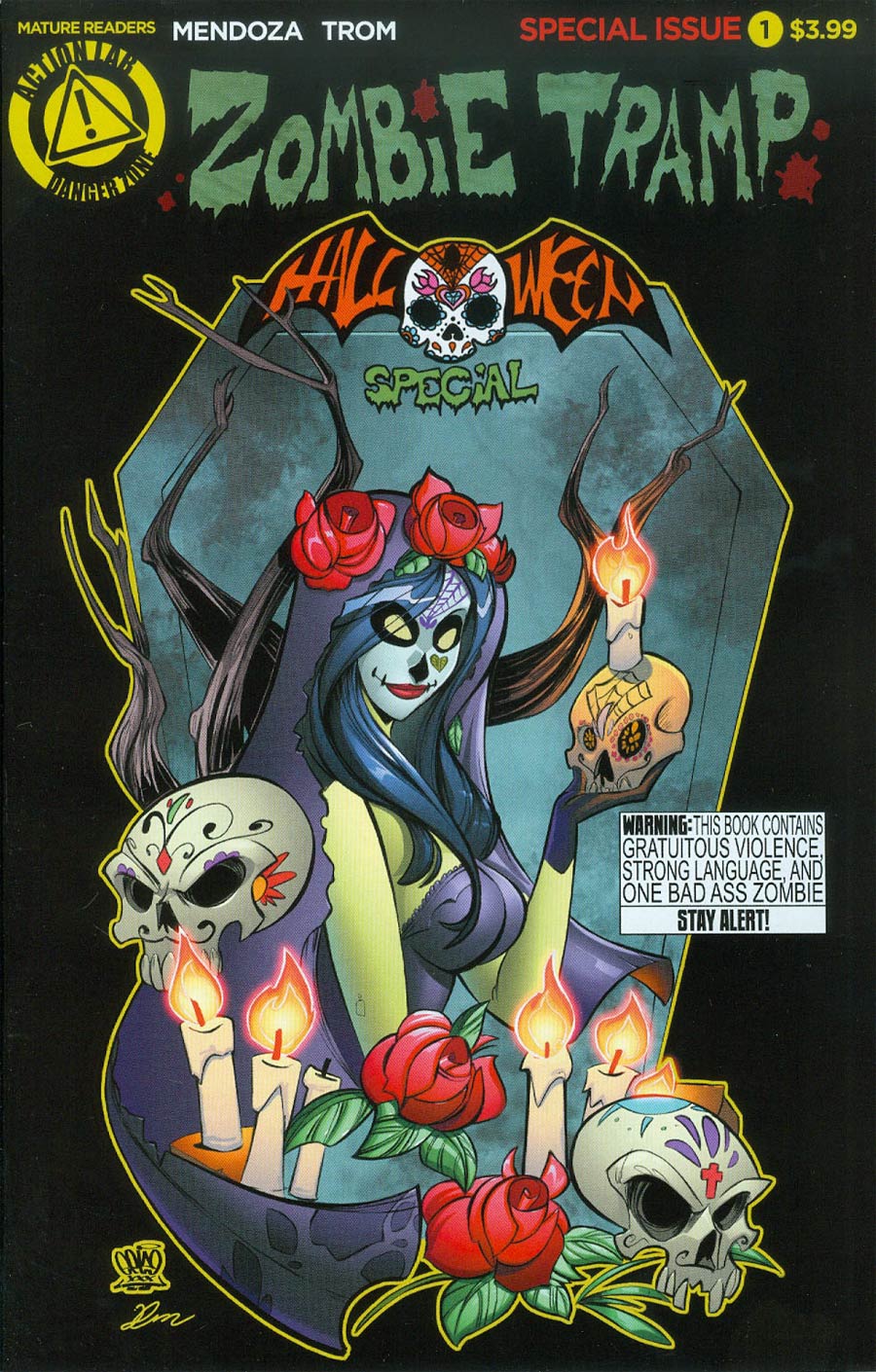 Zombie Tramp Halloween Special One Shot Cover A Regular Marcelo Trom Cover