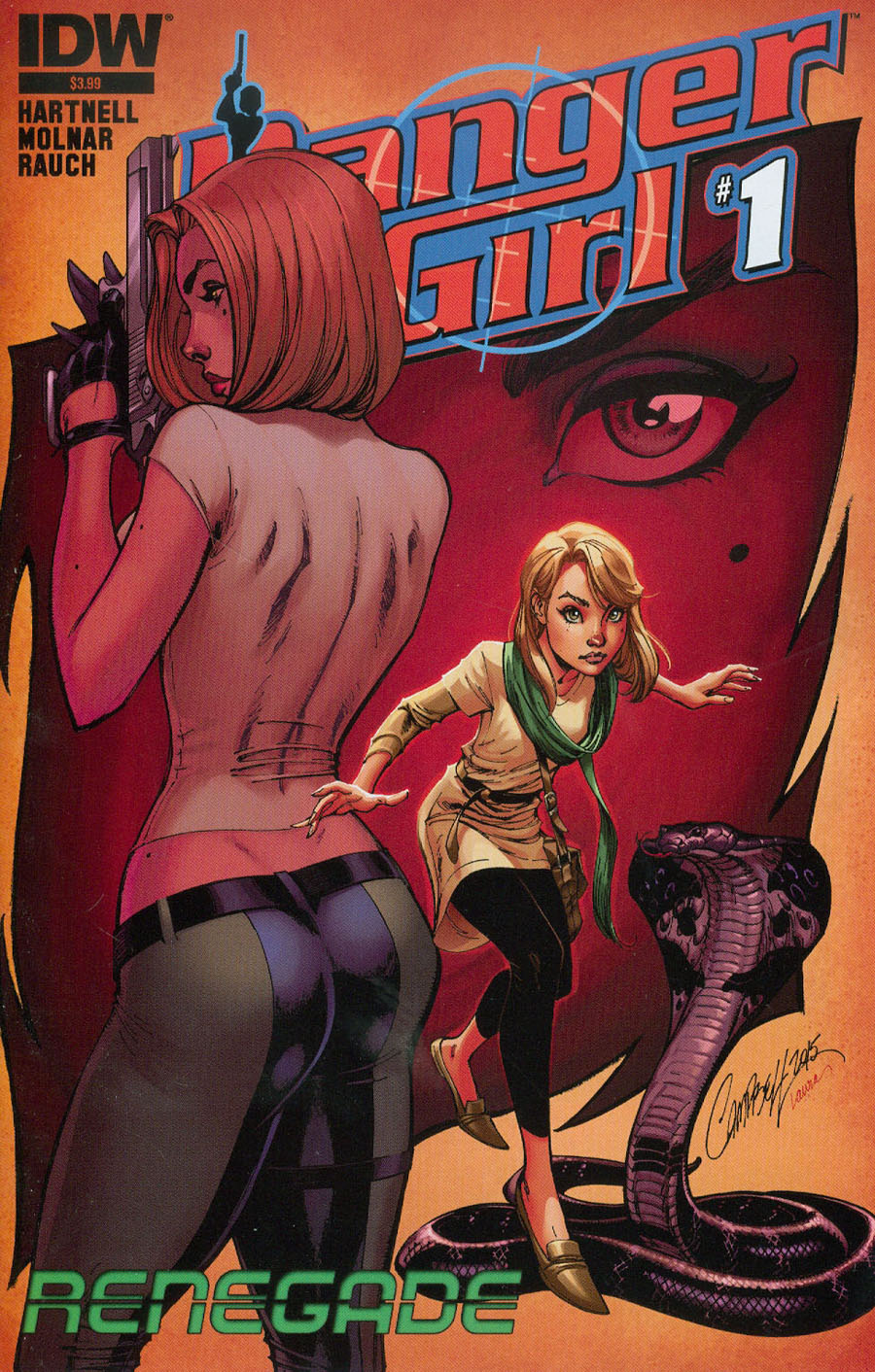 Danger Girl Renegade #1 Cover A Regular J Scott Campbell Cover