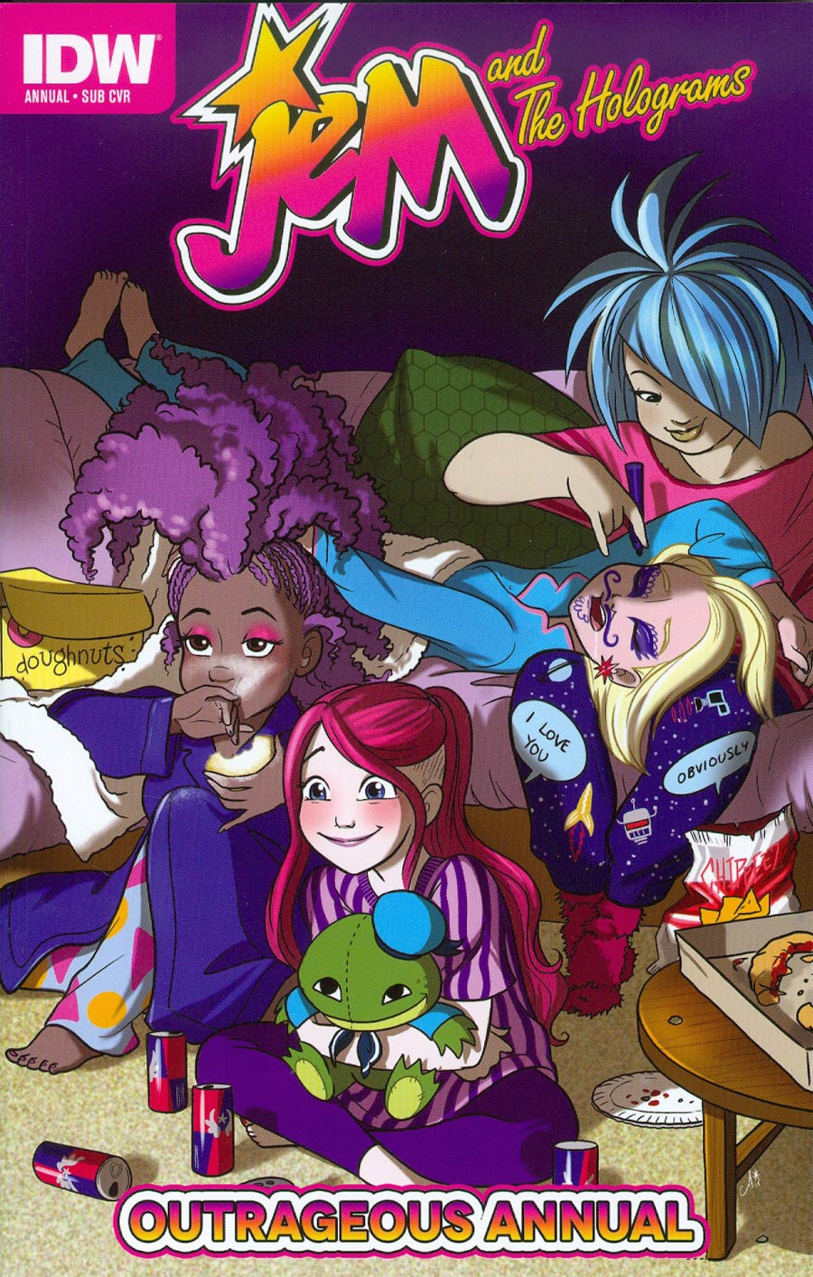 Jem And The Holograms Outrageous Annual #1 Cover B Variant Amy Mebberson Jem Babies Cover