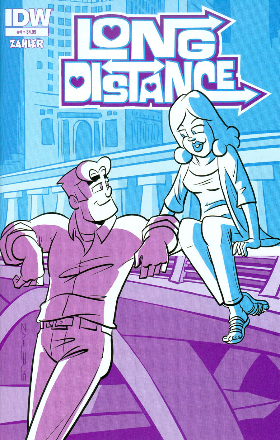 Long Distance #4 Cover A Regular Thomas F Zahler Cover