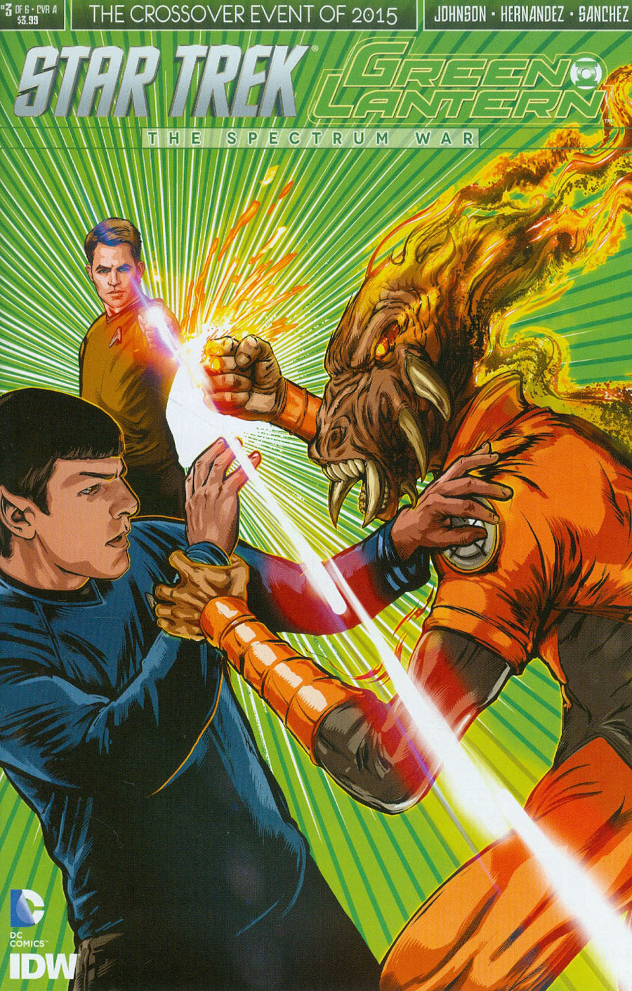 Star Trek Green Lantern #3 Cover A Regular Tony Shasteen Cover