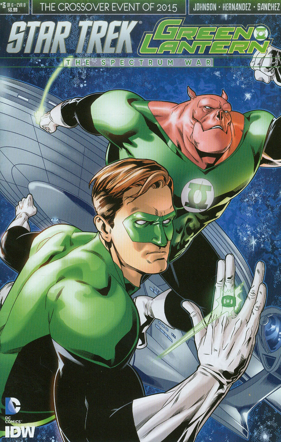 Star Trek Green Lantern #3 Cover B Variant Rachel Stott Cover