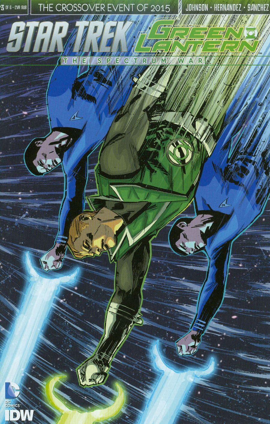 Star Trek Green Lantern #3 Cover C Variant Garry Brown Subscription Cover