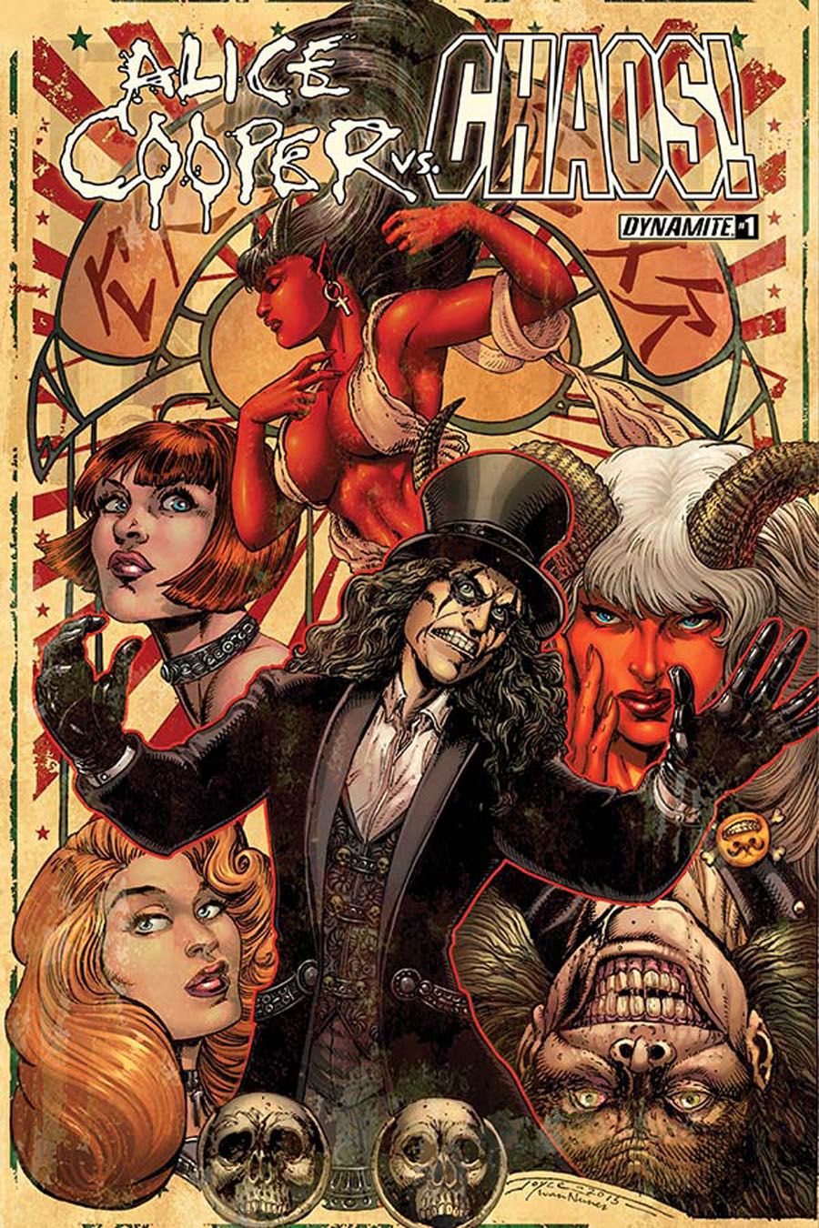 Alice Cooper vs Chaos #1 Cover A Regular Joyce Chin Cover