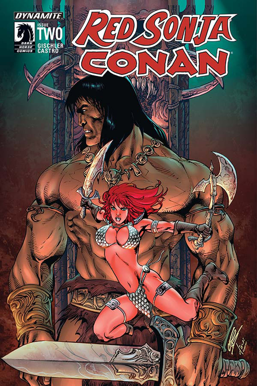 Red Sonja Conan #2 Cover B Variant Roberto Castro Subscription Cover