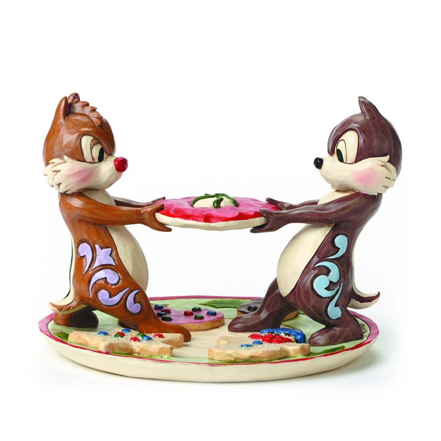 Disney Traditions Chip & Dale With Cookies Figurine