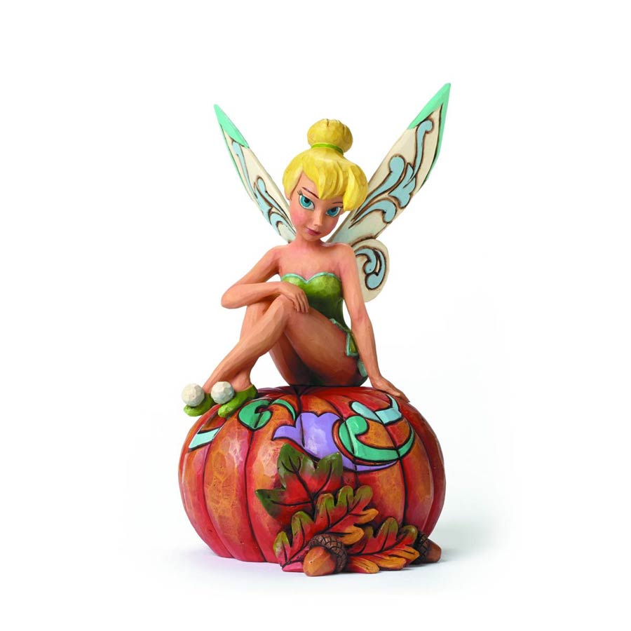 Disney Traditions Tinker Bell In Autumn Figurine
