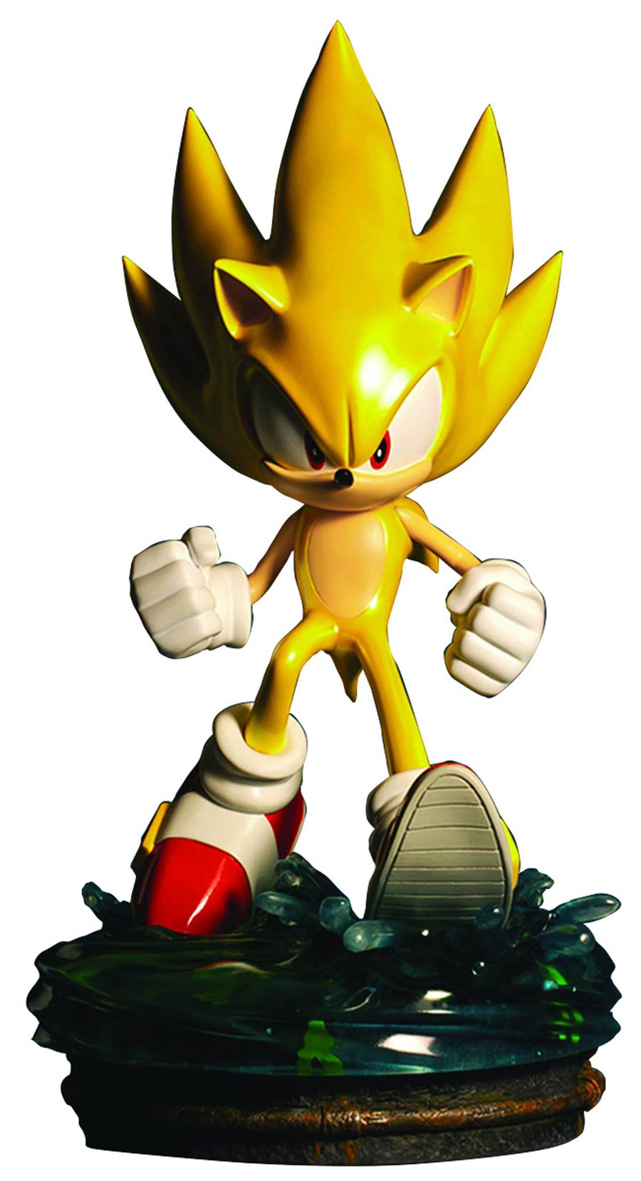 Sonic The Hedgehog Modern Super Sonic Statue