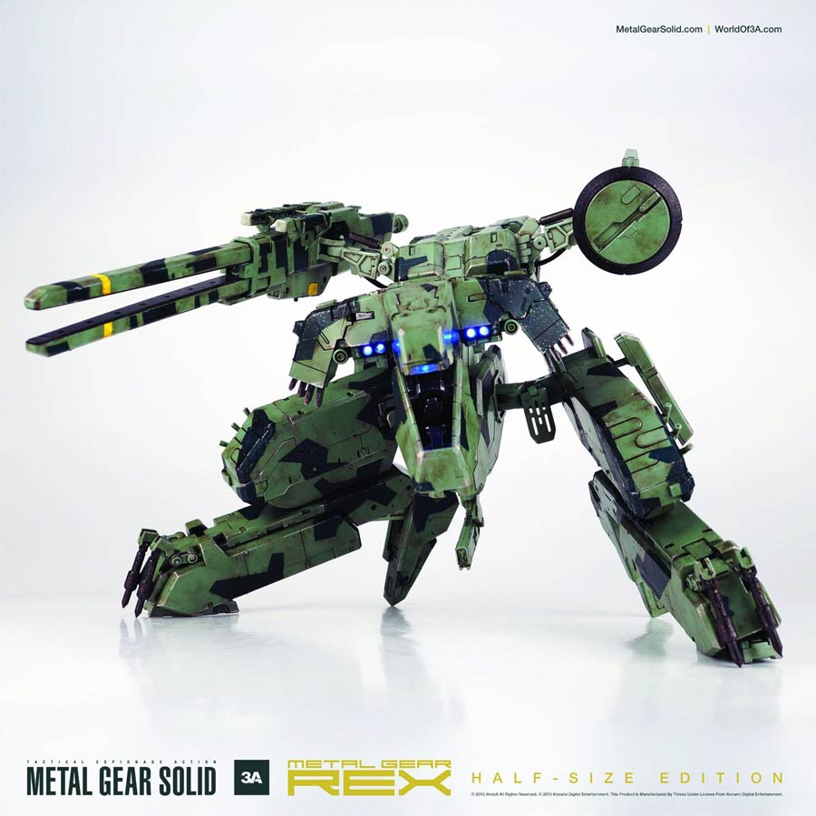Metal Gear Solid Metal Gear Rex Figure Half-Sized Edition