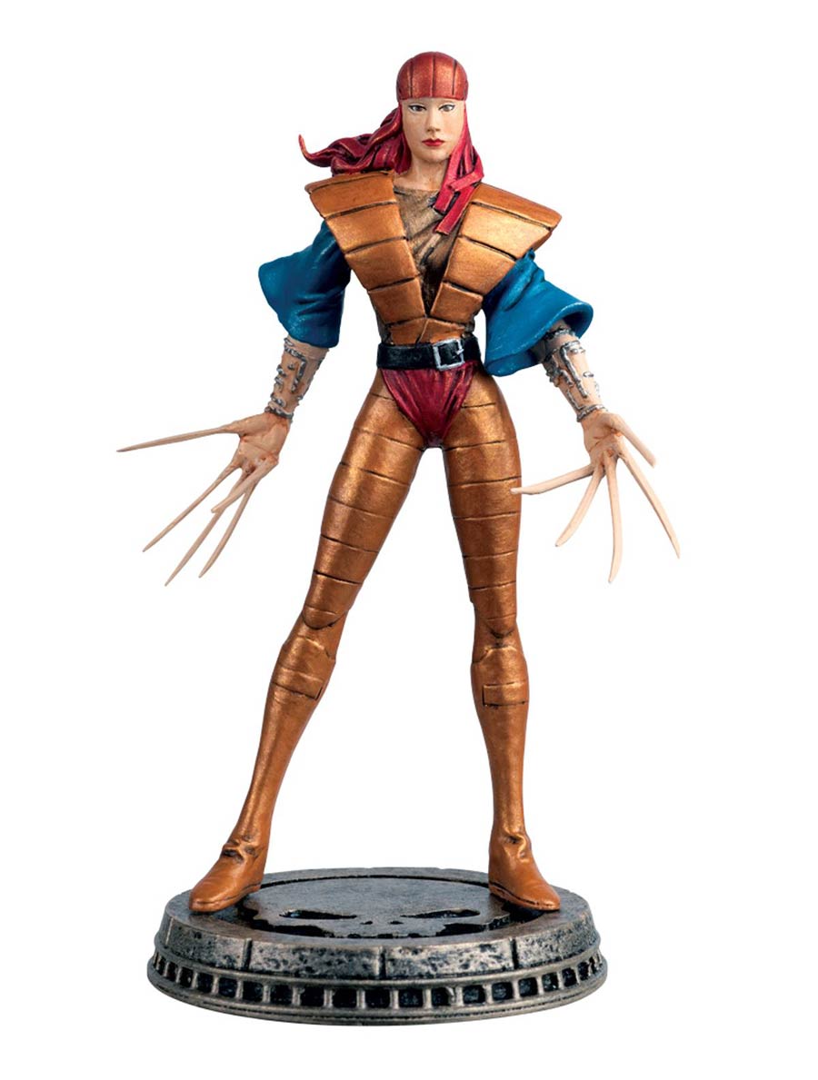 Marvel Chess Figure Collector Magazine #46 Lady Deathstrike Black Pawn
