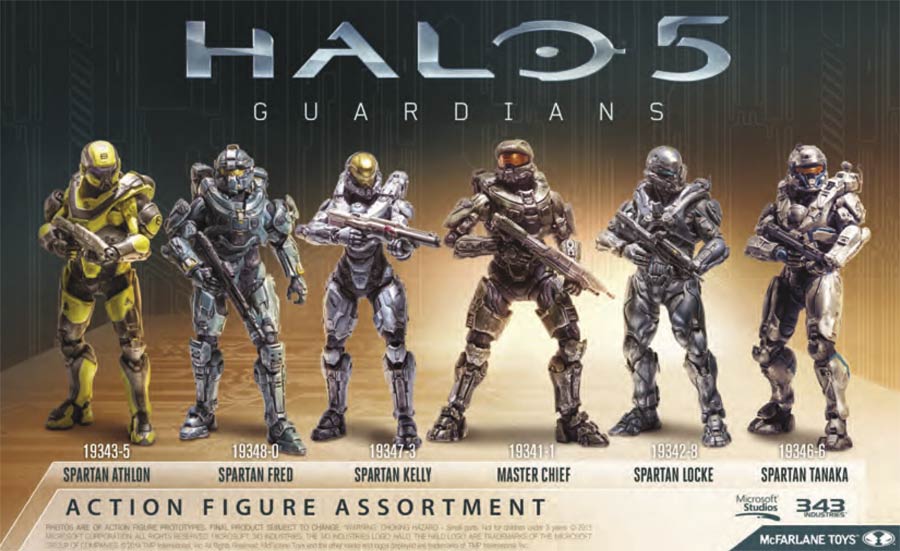 Halo 5 Guardians Series 1 Spartan Locke Action Figure Case